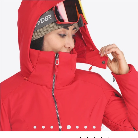 Spyder Women’s Pinnacle Ski Jacket in Pulse/Red, size 6 - Picture 4 of 14